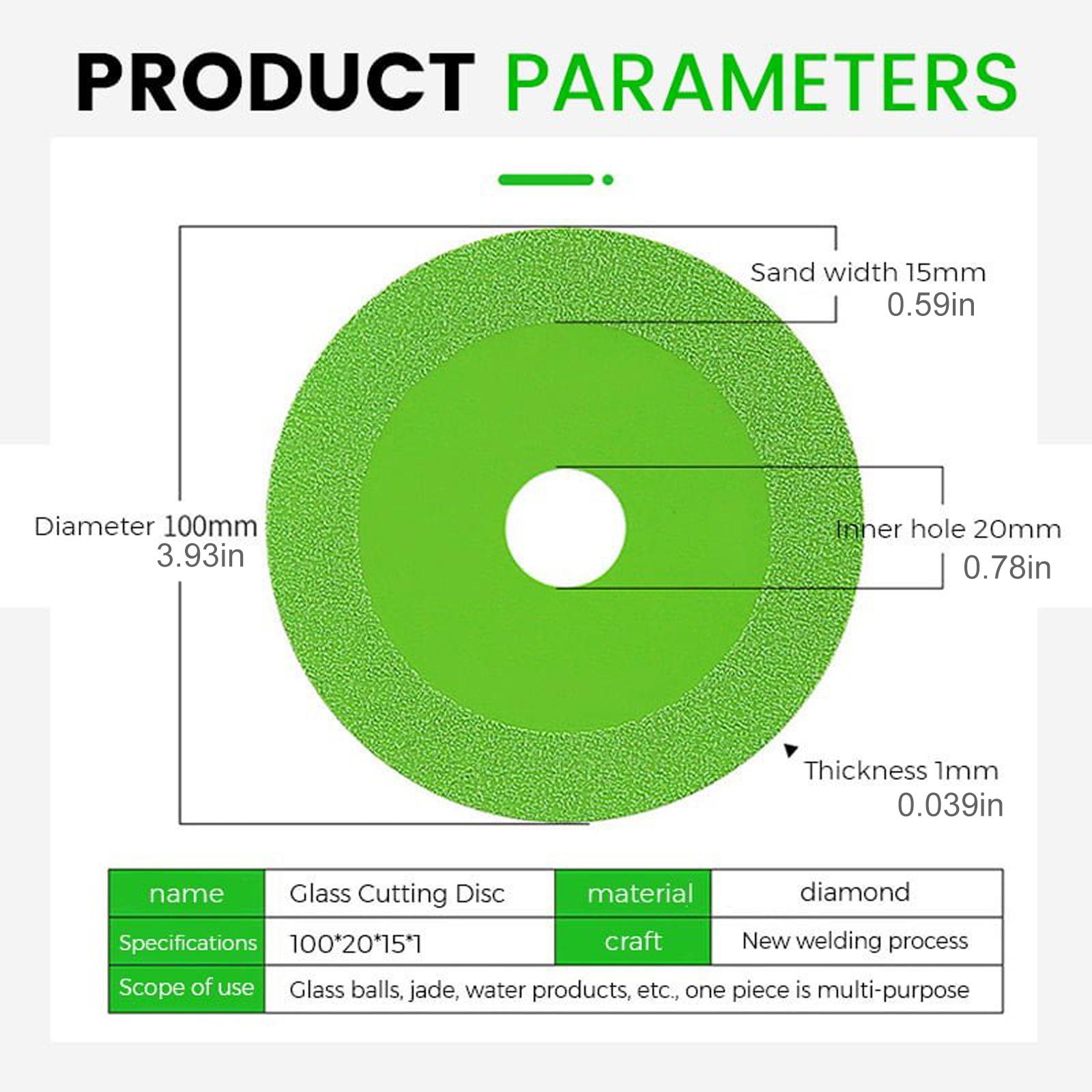 100mm Diamond Glass Cutting Di - Brick Cutting Saw avis et prix