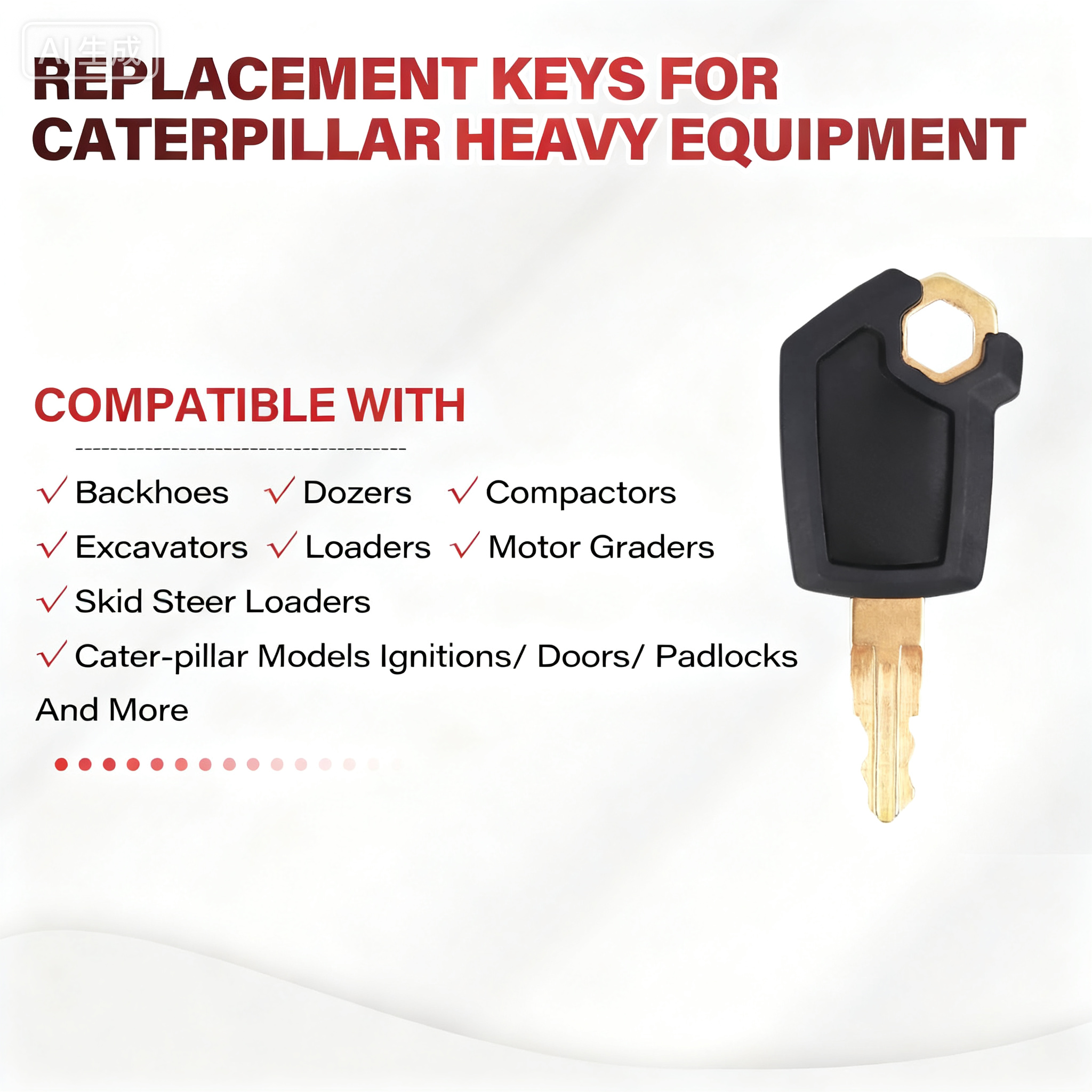 20 Pcs Copper Key For Caterpil - Heavy Equipment Cat avis et prix