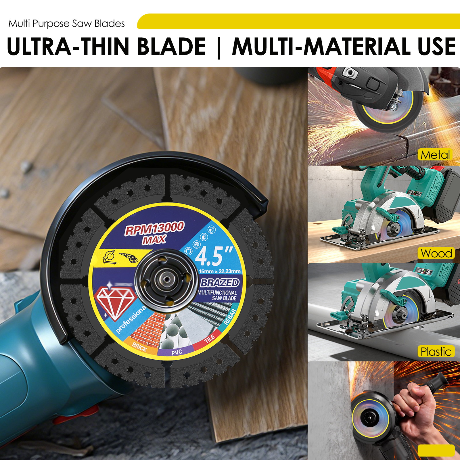 3/15 Piece Diamond Multi Purpo - Brick Cutting Saw avis et prix