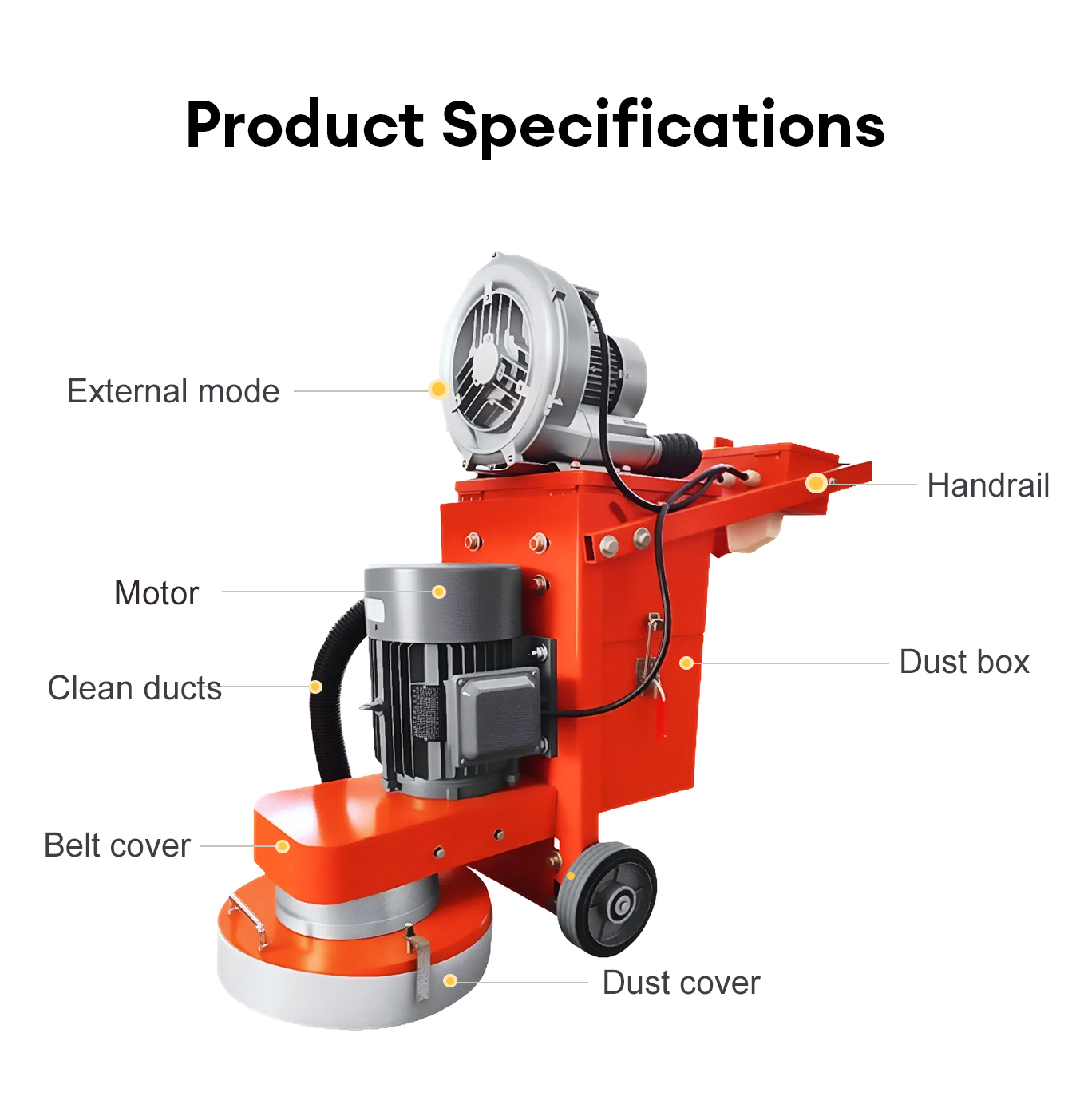 Industrial Heavy Duty Concrete - Floor Grinding Machine avis et prix