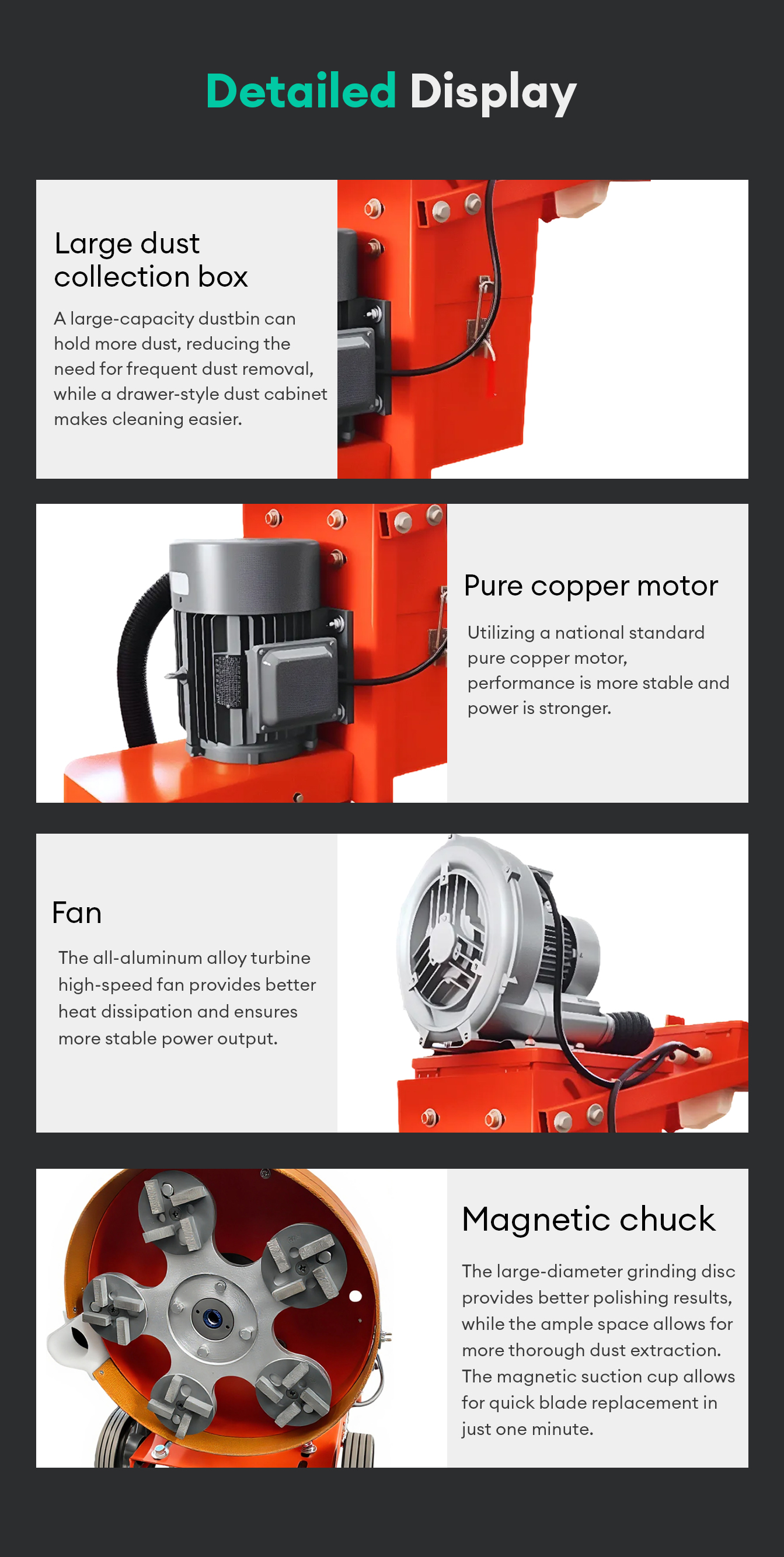 Industrial Heavy Duty Concrete - Floor Grinding Machine avis et prix