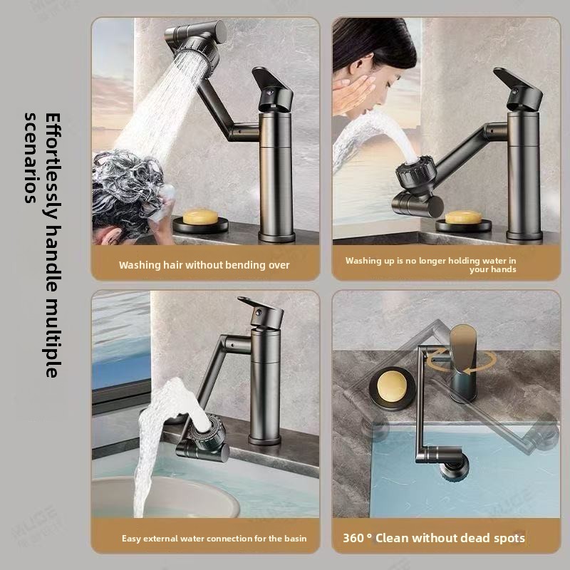 Lift and Fold Basin Faucet wit - Heavy Equipment Cat avis et prix