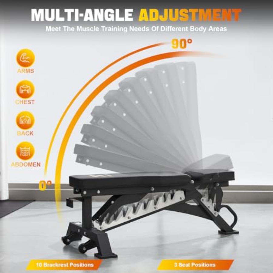 Adjustable Weight Bench Heavy  - Heavy Equipment Gym avis et prix