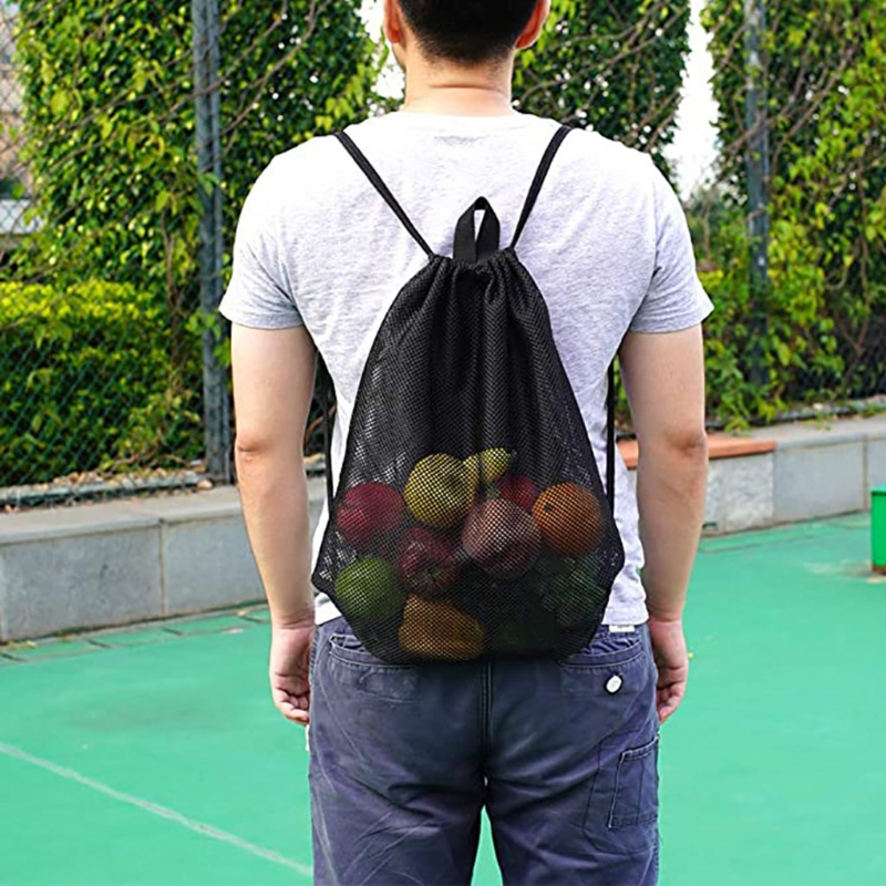 Heavy Duty Mesh Drawstring Bac - Heavy Equipment Gym avis et prix