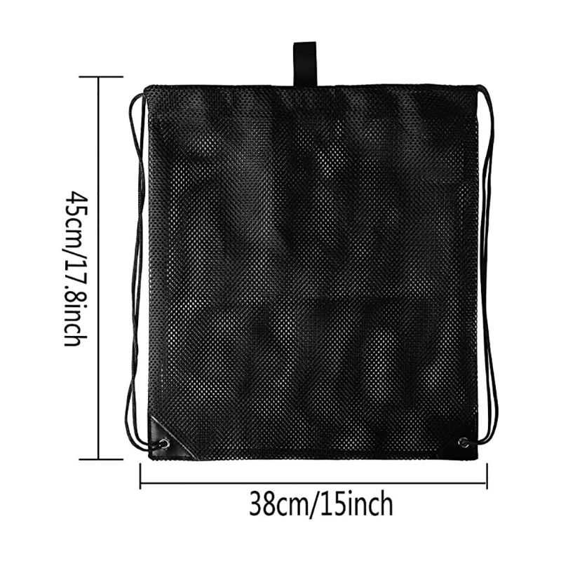 Heavy Duty Mesh Drawstring Bac - Heavy Equipment Gym avis et prix